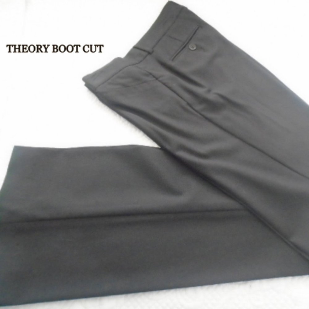 THEORY CHOCOLATE BROWN SIZE 6 PANTS